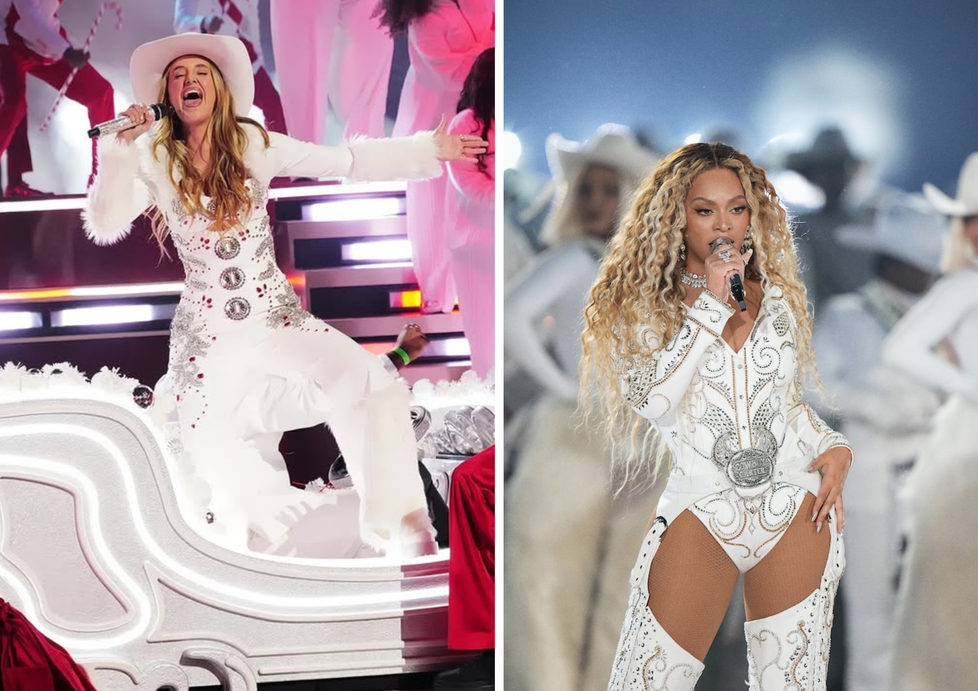 Did Lainey Wilson copy  Beyoncé  Style?